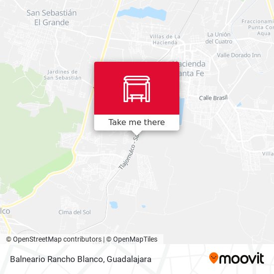 Mapa de Balneario Rancho Blanco