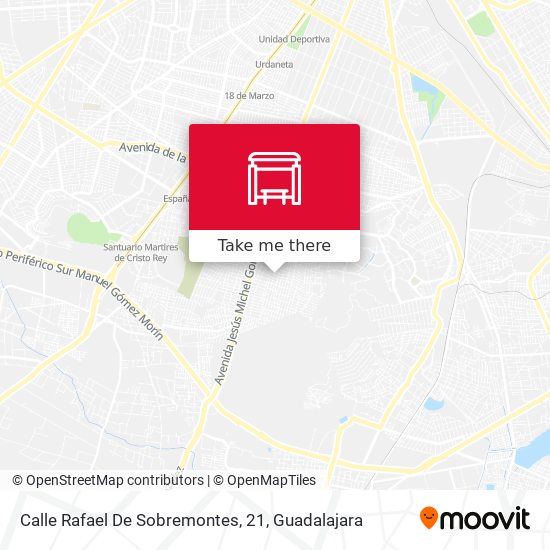 Calle Rafael De Sobremontes, 21 map