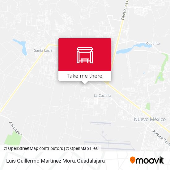 Luis Guillermo Martínez Mora map