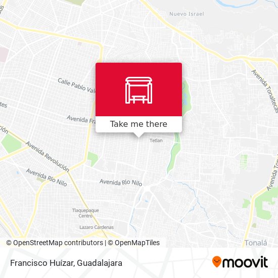 Francisco Huízar map