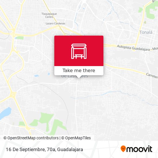 Mapa de 16 De Septiembre, 70a