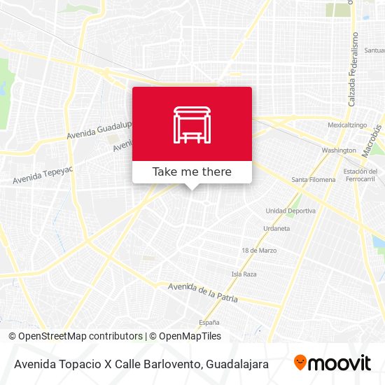 Avenida Topacio X Calle Barlovento map