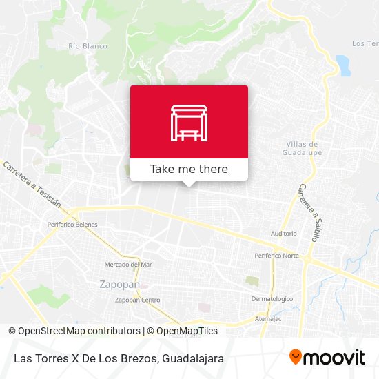 Mapa de Las Torres X De Los Brezos