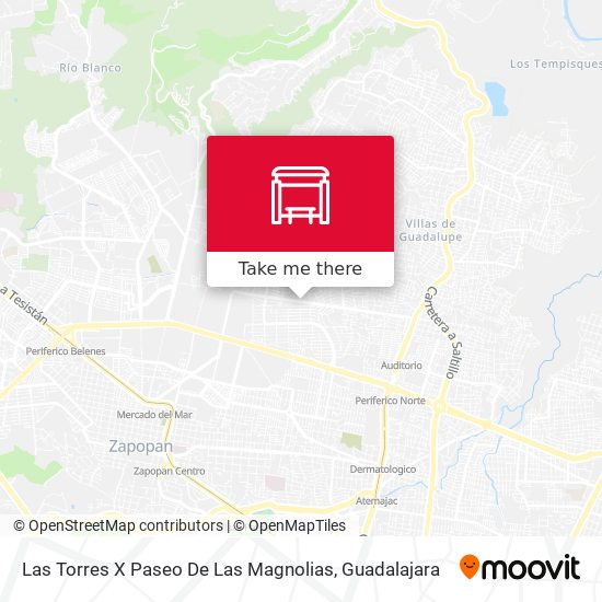 Las Torres X Paseo De Las Magnolias map