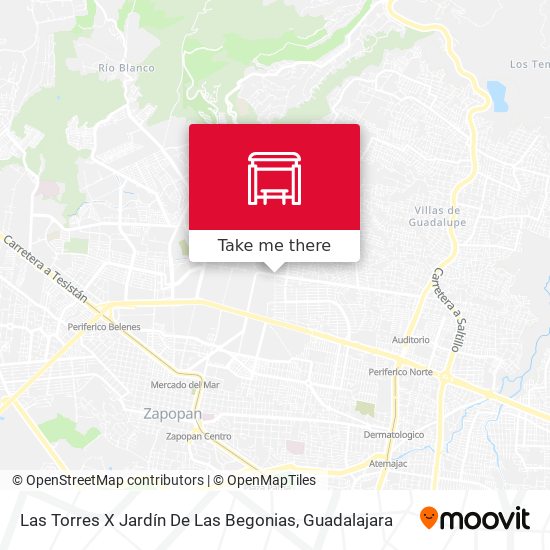Las Torres X Jardín De Las Begonias map