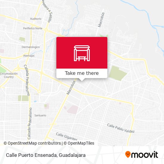 Calle Puerto Ensenada map