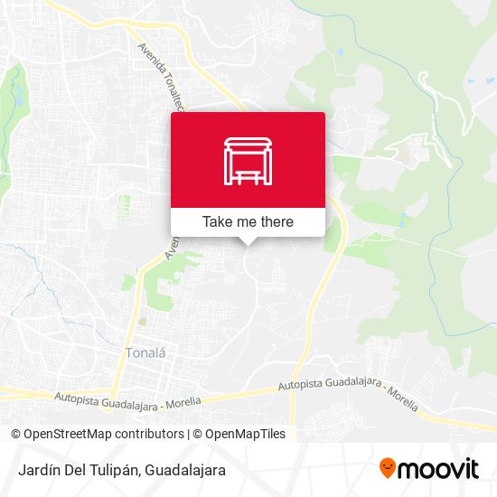 Jardín Del Tulipán map