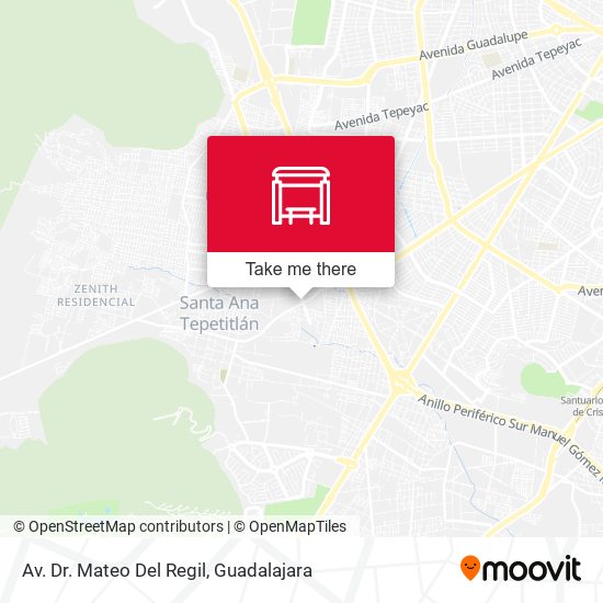 Mapa de Av. Dr. Mateo Del Regil