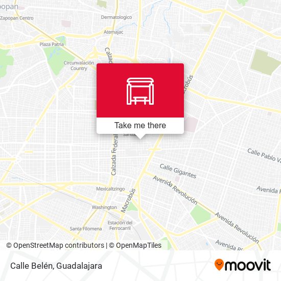 Mapa de Calle Belén