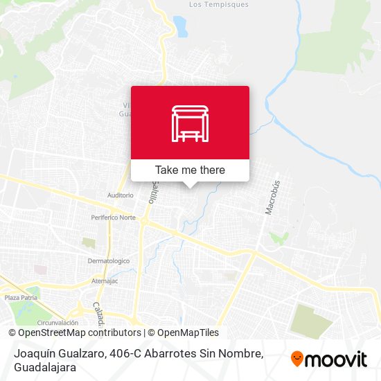 Mapa de Joaquín Gualzaro, 406-C Abarrotes Sin Nombre