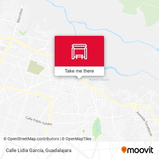 Mapa de Calle Lidia García