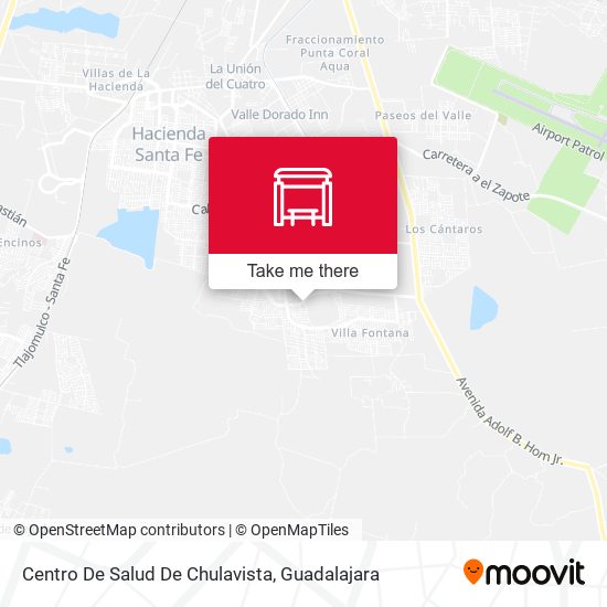 Centro De Salud De Chulavista map