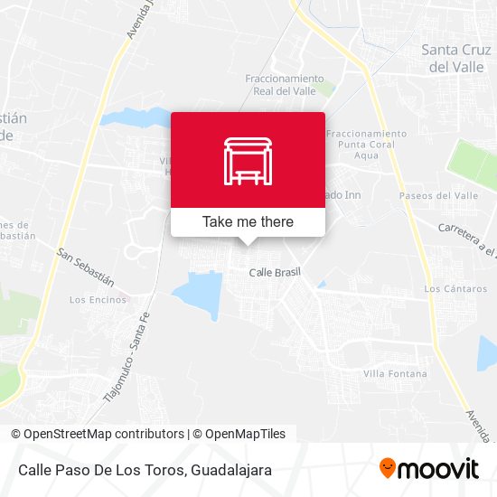 Mapa de Calle Paso De Los Toros