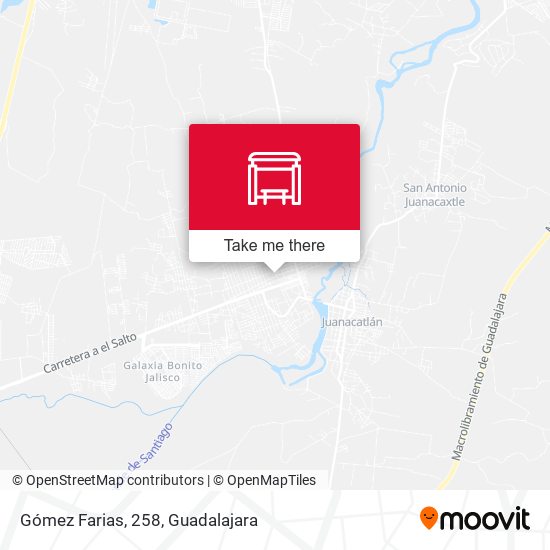 Gómez Farias, 258 map