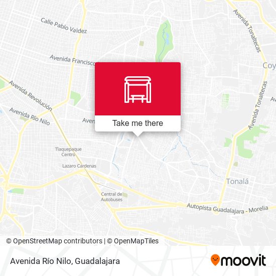 Mapa de Avenida Río Nilo