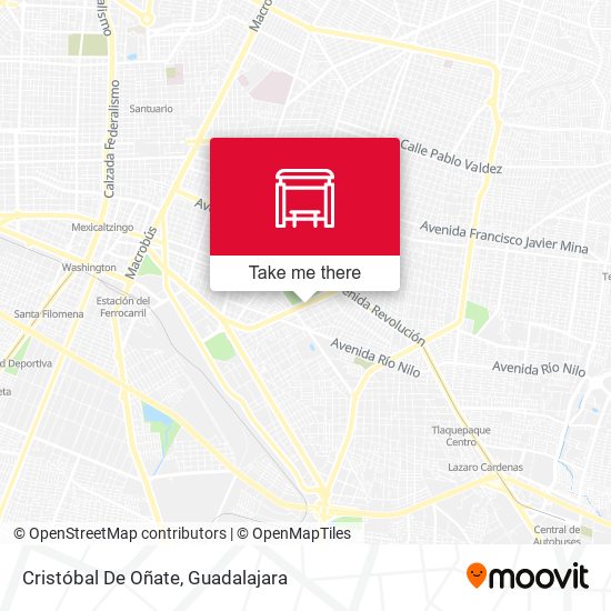 Cristóbal De Oñate map