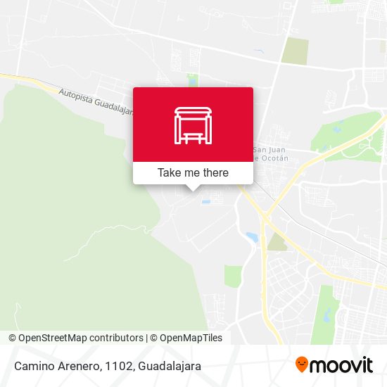 Camino Arenero, 1102 map