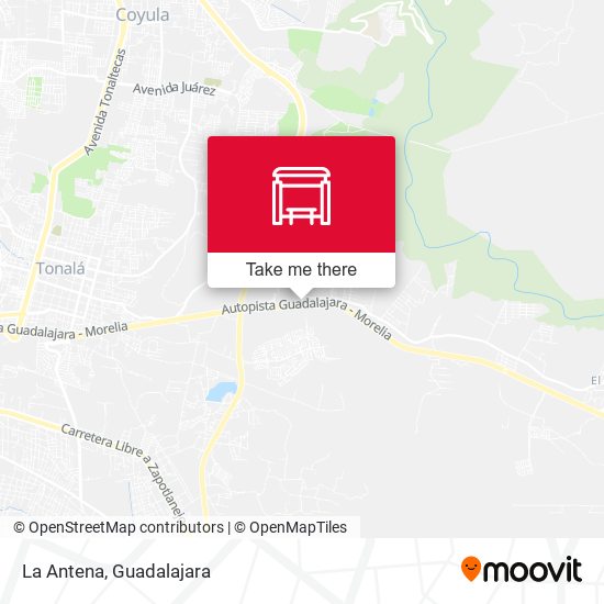 Mapa de La Antena