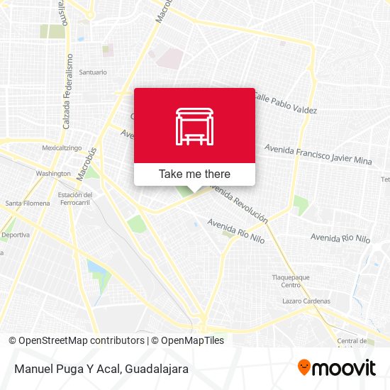 Mapa de Manuel Puga Y Acal