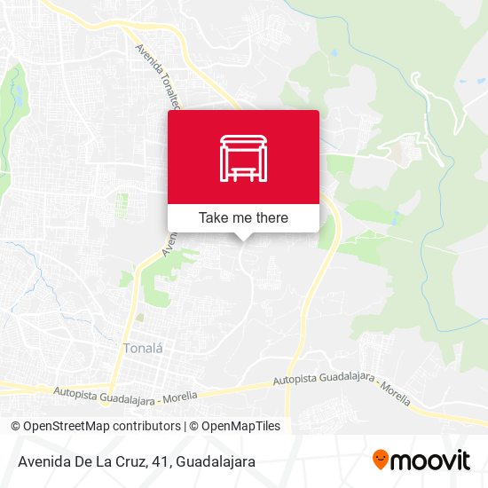 Mapa de Avenida De La Cruz, 41