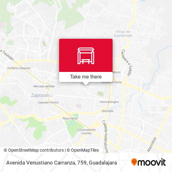 Avenida Venustiano Carranza, 759 map