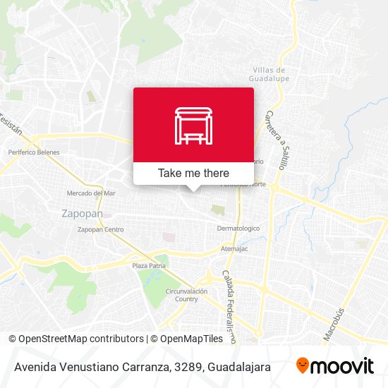 Mapa de Avenida Venustiano Carranza, 3289