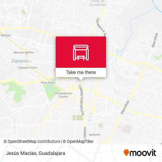 Mapa de Jesús Macías