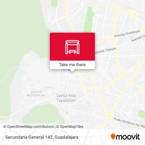 Secundaria General 142 map