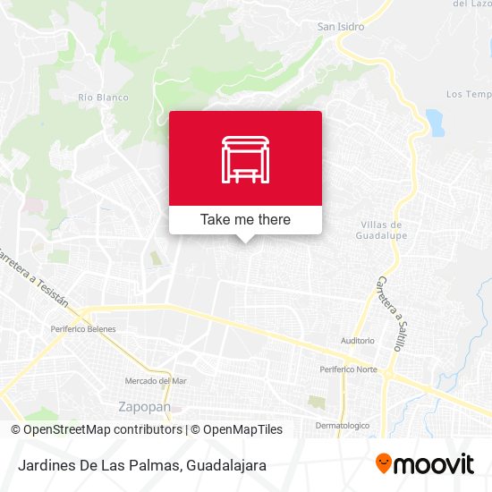 Mapa de Jardines De Las Palmas