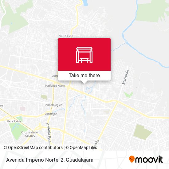 Avenida Imperio Norte, 2 map