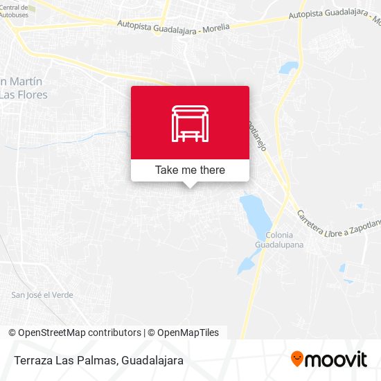 Terraza Las Palmas map