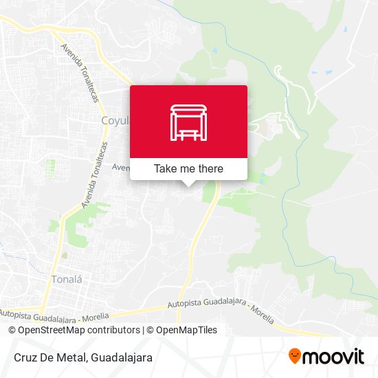 Mapa de Cruz De Metal