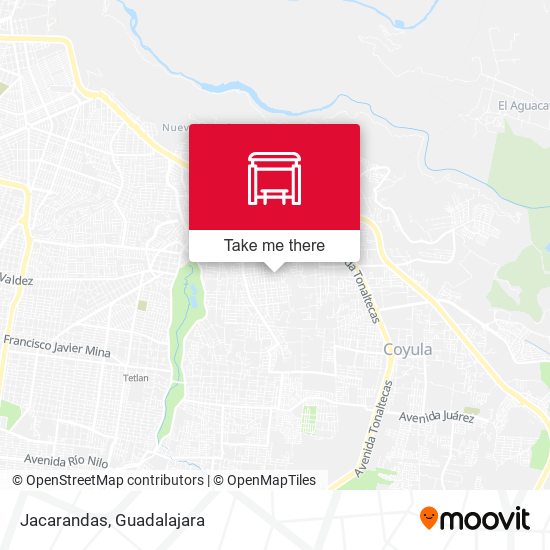 Mapa de Jacarandas