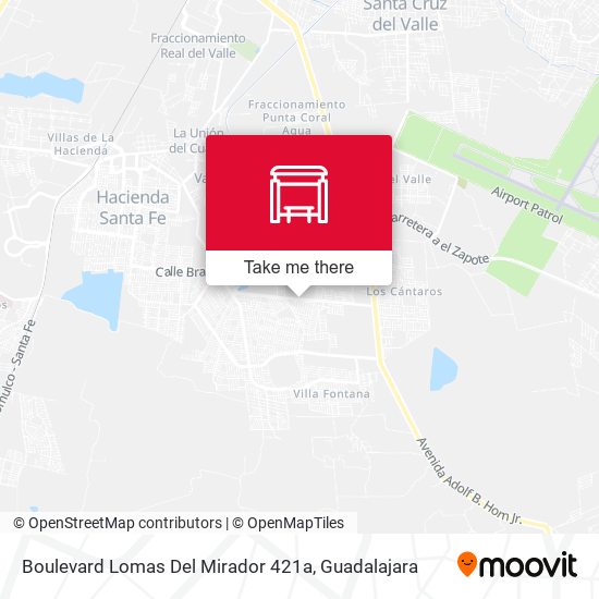 Mapa de Boulevard Lomas Del Mirador 421a
