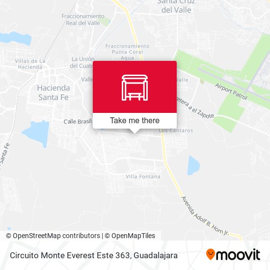 Circuito Monte Everest Este 363 map