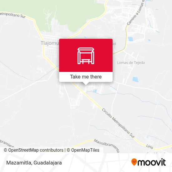 Mazamitla map