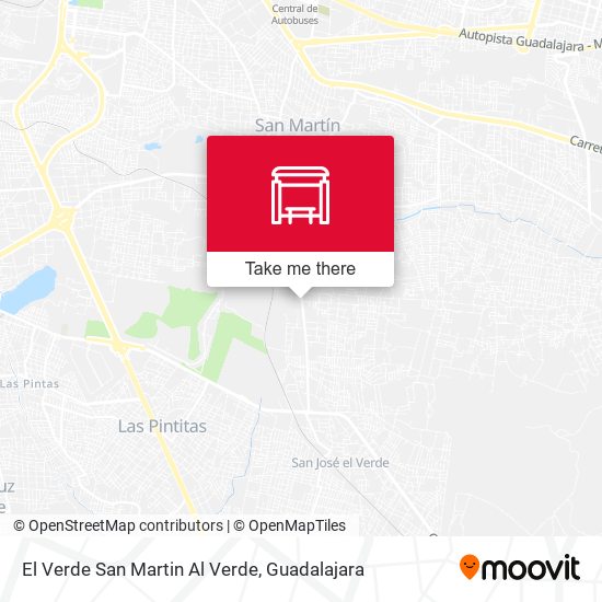 El Verde San Martin Al Verde map