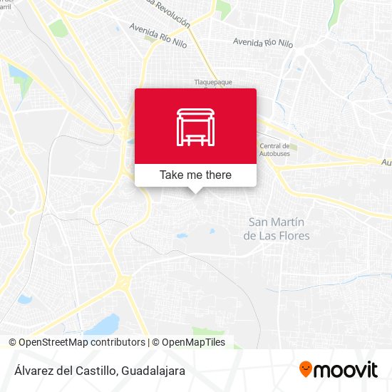 Mapa de Álvarez del Castillo