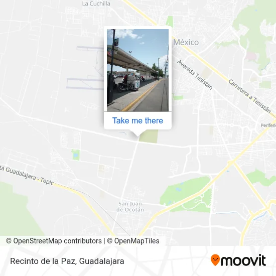 Recinto de la Paz map