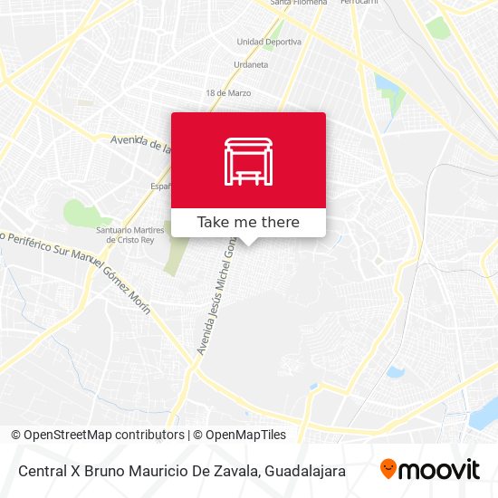 Mapa de Central X Bruno Mauricio De Zavala