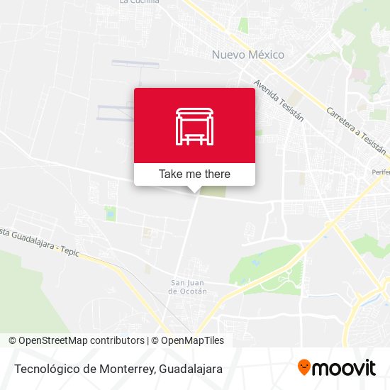 Mapa de Tecnológico De Monterrey