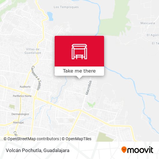 Volcán Pochutla map
