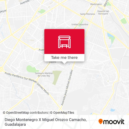 Diego Montenegro X Miguel Orozco Camacho map