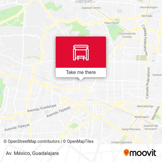 Av. México map