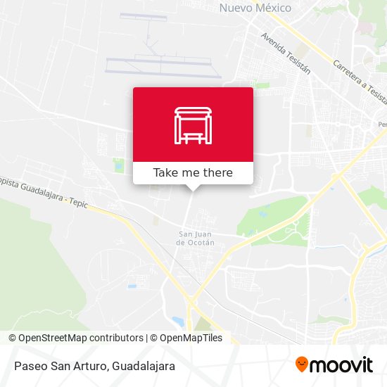 Mapa de Paseo San Arturo