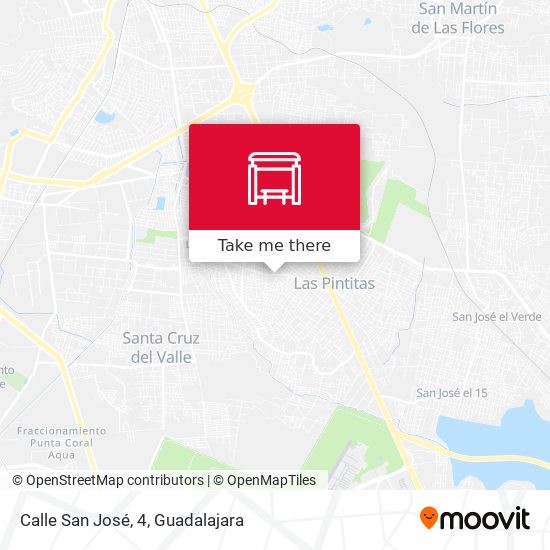 Calle San José, 4 map