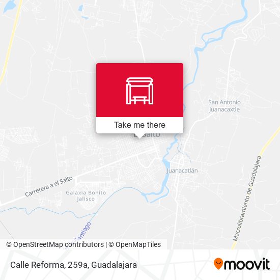 Mapa de Calle Reforma, 259a