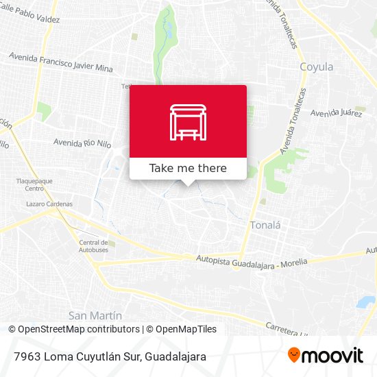 7963 Loma Cuyutlán Sur map