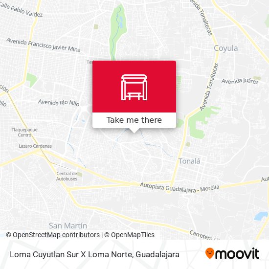 Mapa de Loma Cuyutlan Sur X Loma Norte
