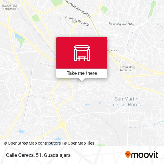 Mapa de Calle Cereza, 51